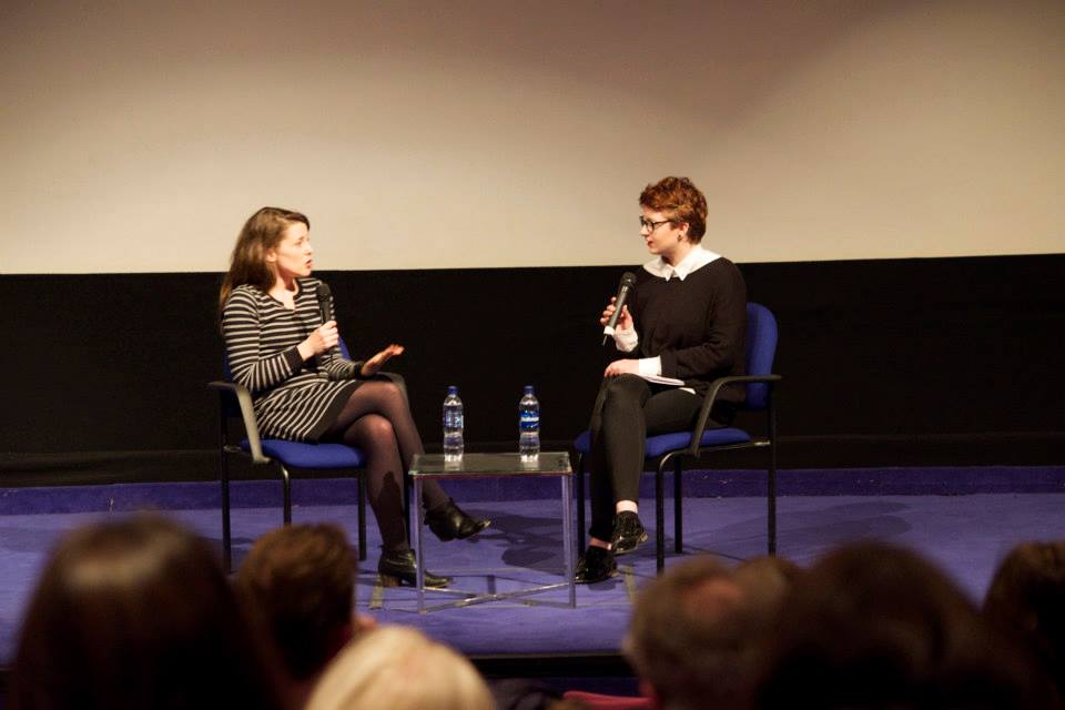 - Clare Dix and Eibh Collins at London Irish Film Festival
